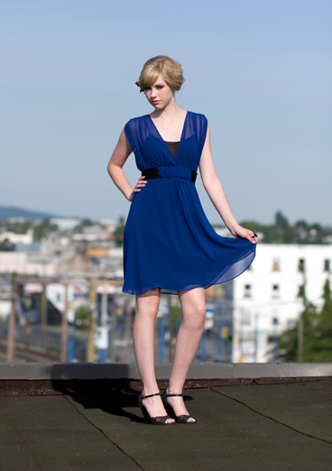 Female model photo shoot of Wise and Proper and Madison H in Vancouver, makeup by Jessi Love