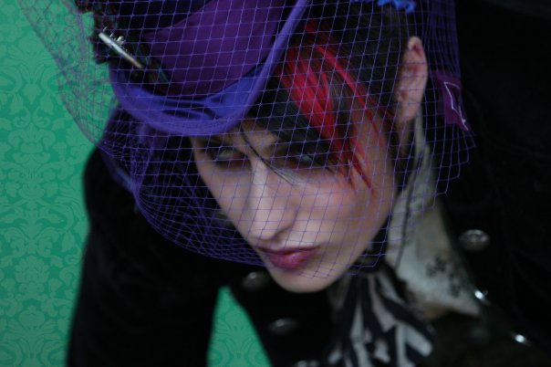Male model photo shoot of Zev Ubu Curtis Hoffman in Wonderland, clothing designed by The Indra Millinery