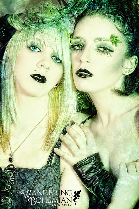 Female model photo shoot of Casey Darling and Kess M by Wandering Bohemian, makeup by Aleksandra Ambrozy 