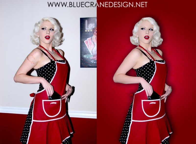 Female model photo shoot of Blue Crane Design