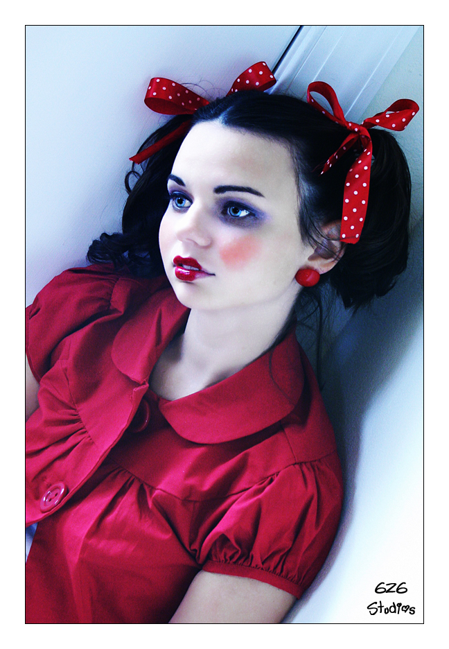 0 and Female model photo shoot of Stitch from 626 Studios and JessicaFL, makeup by Lilo from 626 Studios 