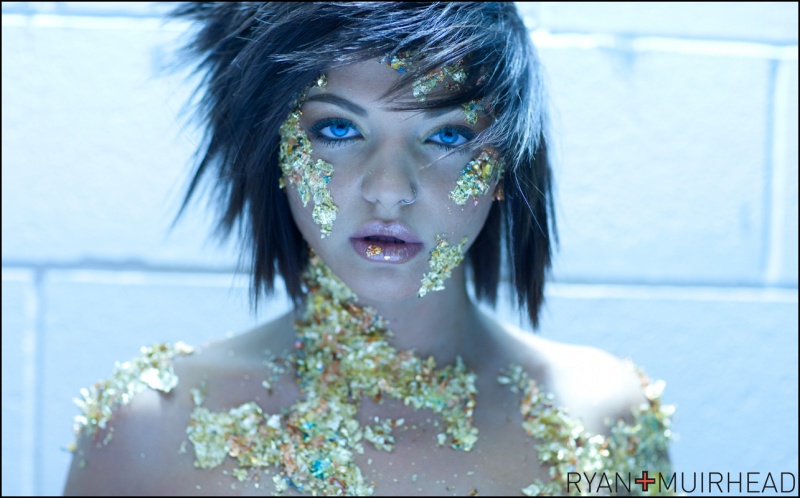 Female model photo shoot of Madeline Villano by Ryan Muirhead in UVU, hair styled by Josh Parkin, makeup by Tara Starling