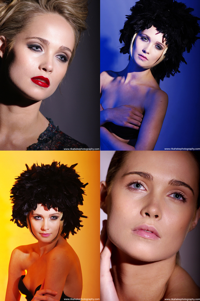 Female model photo shoot of Victoria Rika-Heke in Home Studio, makeup by Stephanie Siame