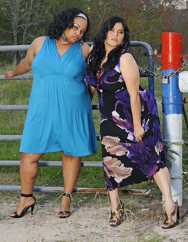 Female model photo shoot of Full Figure Model Erin and Edith - PlusModel by Rp-photo in Houston, Tx