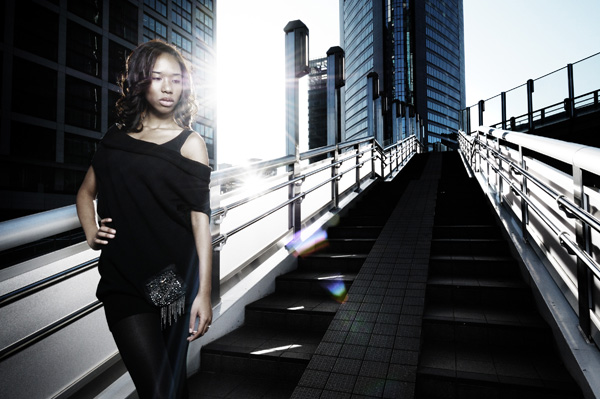 Male and Female model photo shoot of Hans S and nami-iman in Tokyo, JP