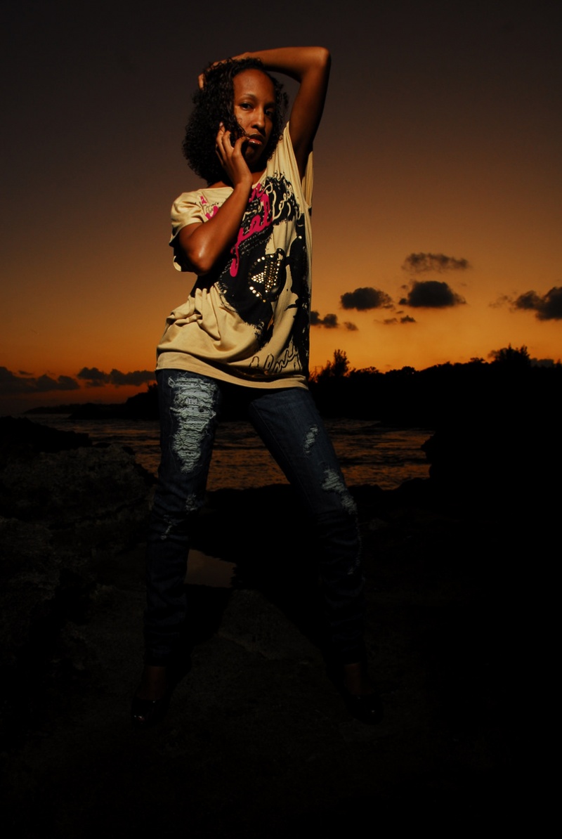 Female model photo shoot of Bermuda Flava by Tekoa International in Bermuda