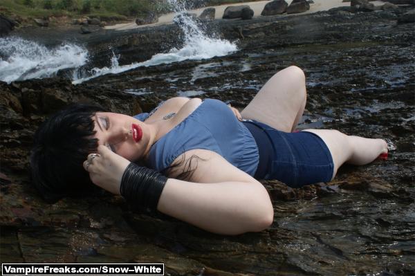 Female model photo shoot of Snow White Queen in Froggies Beach, Coolangatta