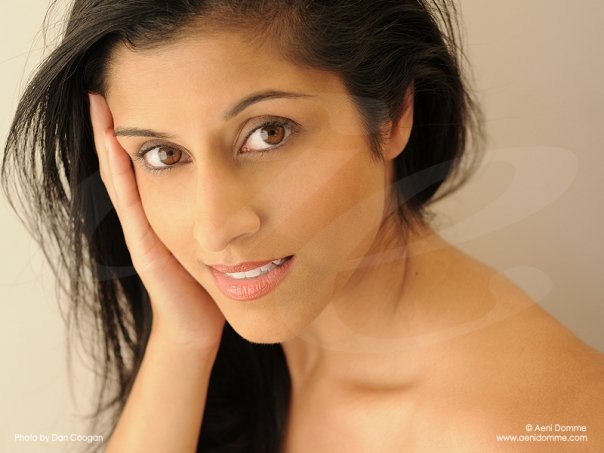 Female model photo shoot of Hemina Kapadia by Coogan Photo, makeup by Aeni