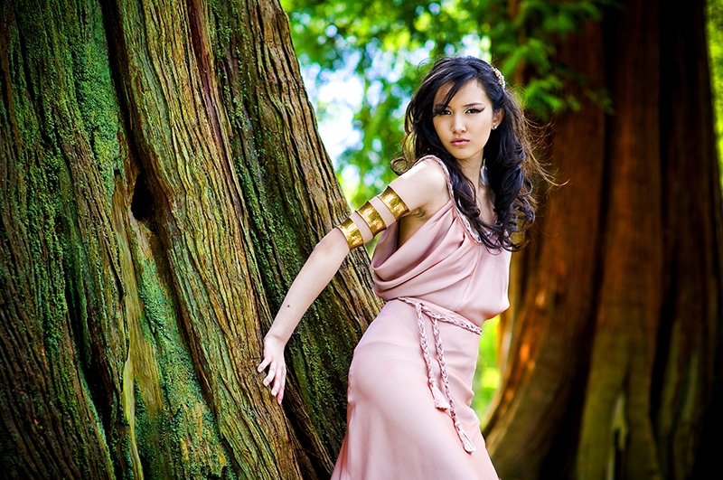 Female model photo shoot of Carine McVey in stanley park