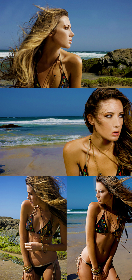Female model photo shoot of ncddesigns and Karissa Dalton by ted grambeau in Currumbin, Gold Coast, makeup by ncddesigns