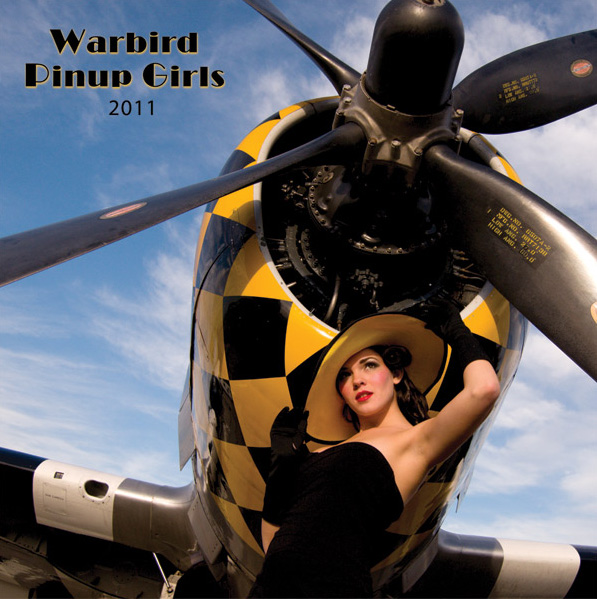 Male and Female model photo shoot of Warbird Pinup Girls, Kacie Marie and J Dannielle in please visit www.warbirdpinups.com to see all of the pinup girls from the calendar, hair styled by LizSLuxuriousLocks