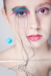 Female model photo shoot of Val P by Arielle S, hair styled by Cait Ogilbee, makeup by makeupisfun