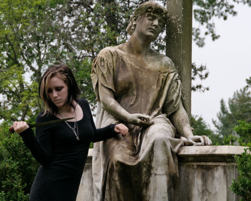 Male model photo shoot of JTCrosby in Hollywood Cemeterty