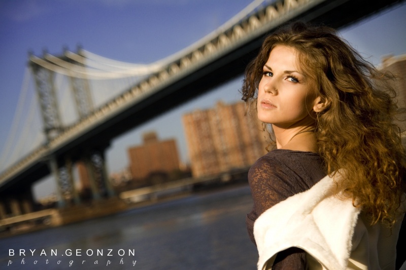 Male and Female model photo shoot of Bryan Geonzon and Oksana Perun in Brooklyn, New York