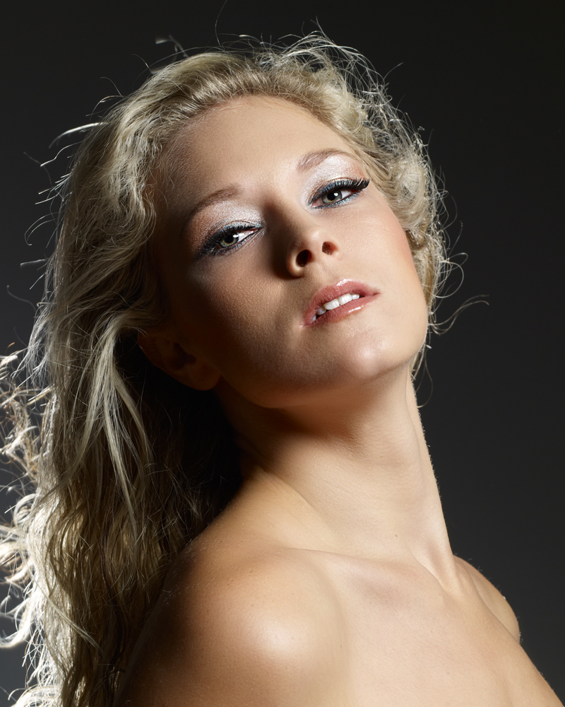 Female model photo shoot of Amber of Hamilton by Geyer Studio in Geyer Studio, makeup by amanda P