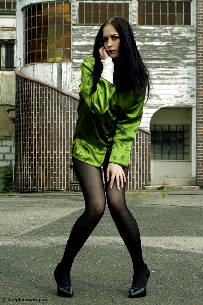 Female model photo shoot of DarkV by dp-photographs
