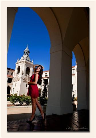 Female model photo shoot of Karen Vizurraga by Xstudio US in Pasadena City Hall