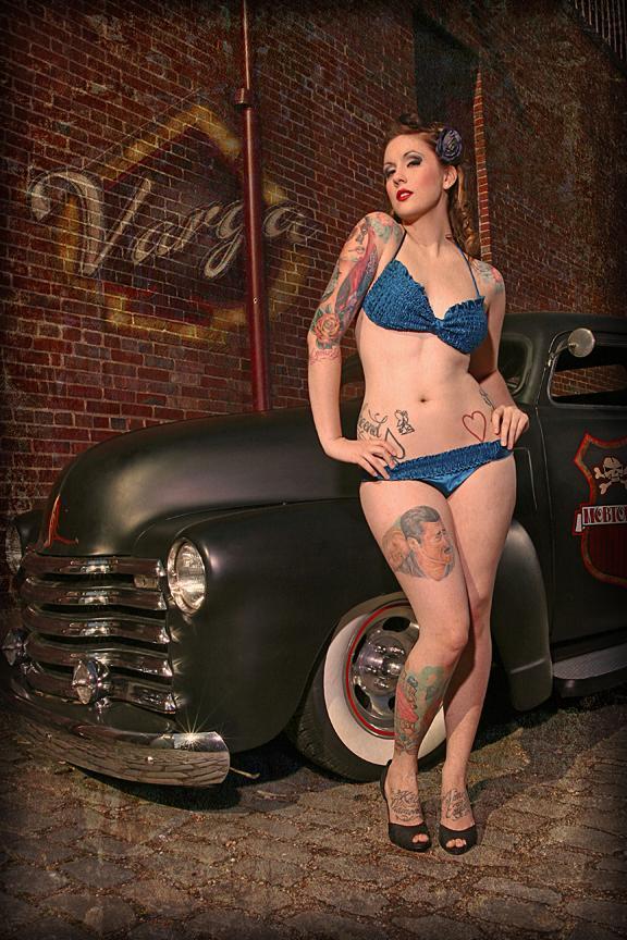 Female model photo shoot of Lacey Lou Vicious
