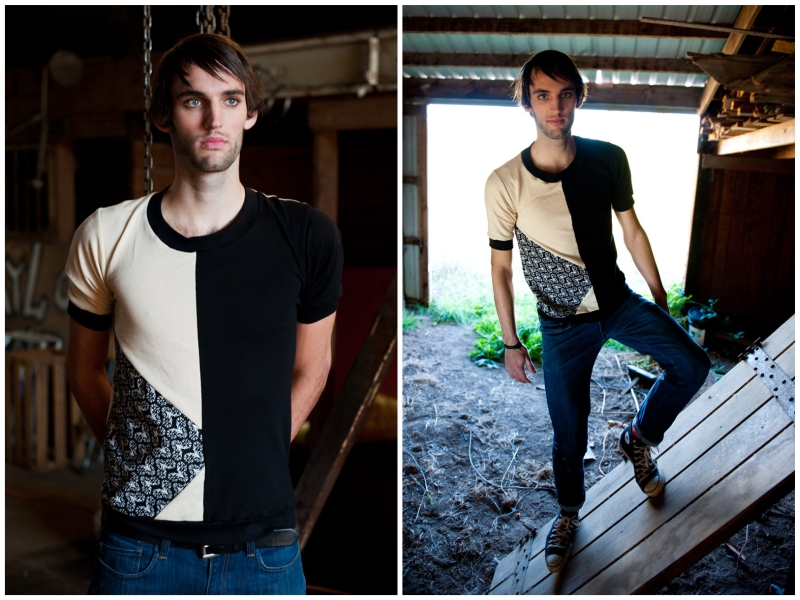 Male model photo shoot of Timothy_Paul_Designs and Christian Coombe by Mike Larremore in Barn, makeup by Kim Donohue