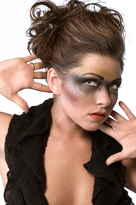 Female model photo shoot of Stefie D, makeup by Stefani D