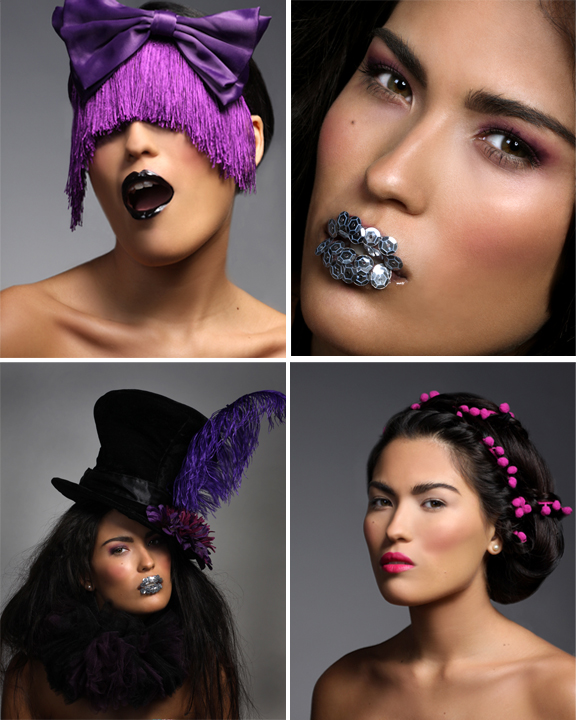 Male and Female model photo shoot of Jorge Suarez  and V___J in studio, makeup by Faye Lauren