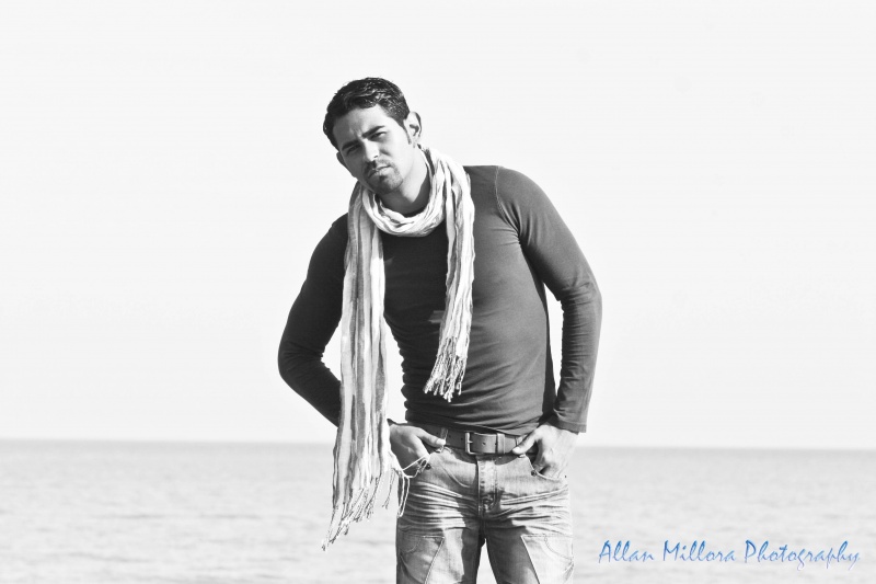 Male model photo shoot of Israel Salas by Allan Robert Photo