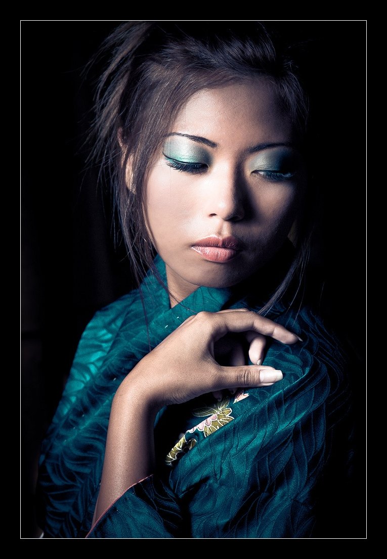 Female model photo shoot of tomoy by Matyas Fulop, makeup by Amanda Marriott