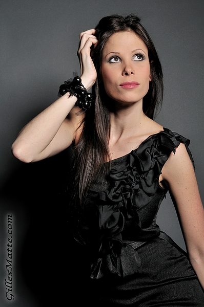 Female model photo shoot of Mimi Crespo by Gilles Matte