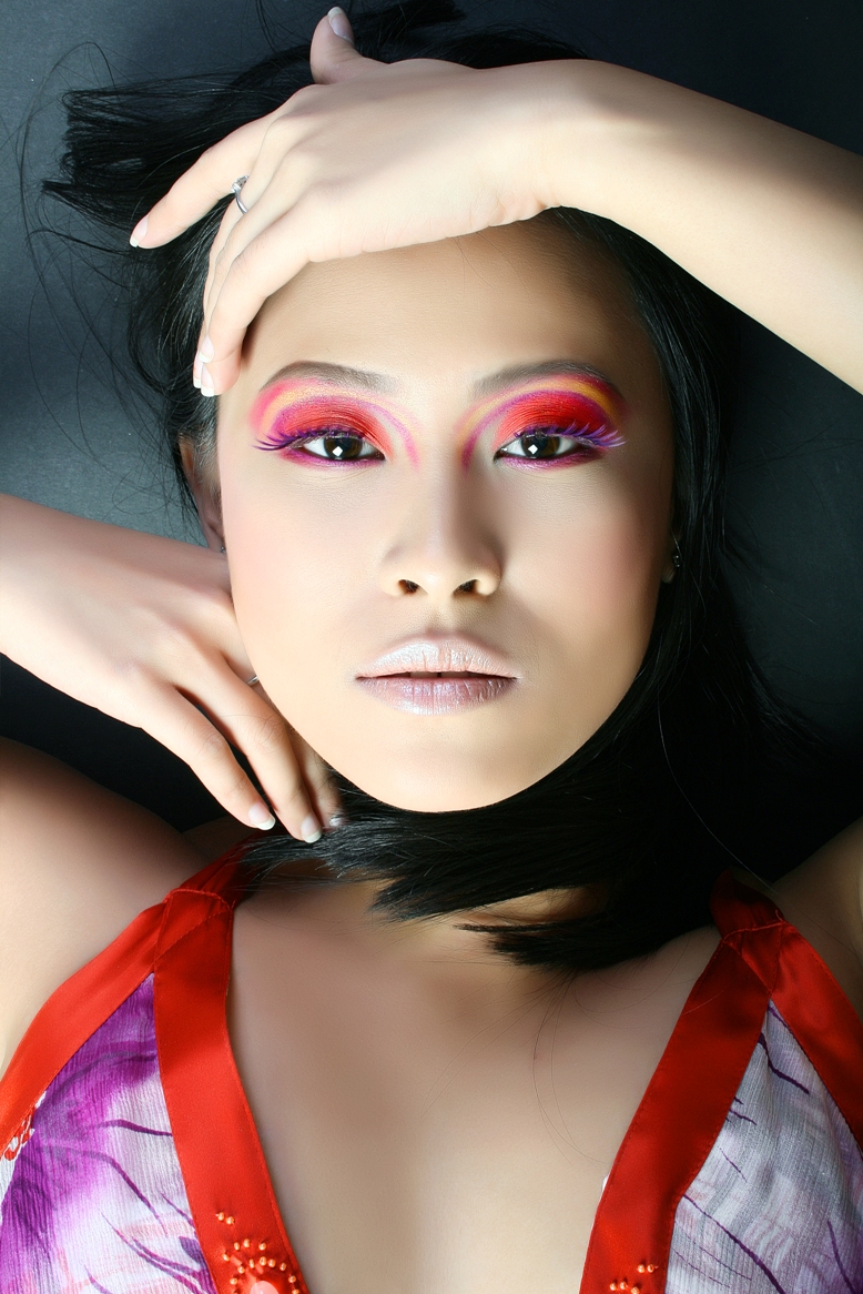 Female model photo shoot of ShazNoor_sg and Novia Lim by ikon visuals