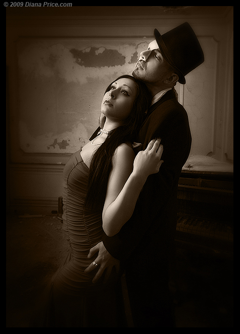 Female and Male model photo shoot of Diana Price Photography, Stoneyy and Justin PC  in Leland Hotel - DEAC 4