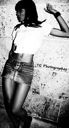 Female model photo shoot of Lakiear Troy by TG_Photographer in Downtown