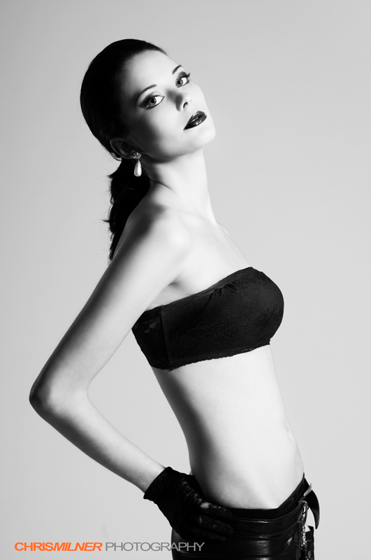 Female model photo shoot of Joy Mclaren by Chris Milner in Leeds, wardrobe styled by Leila Ali Styling