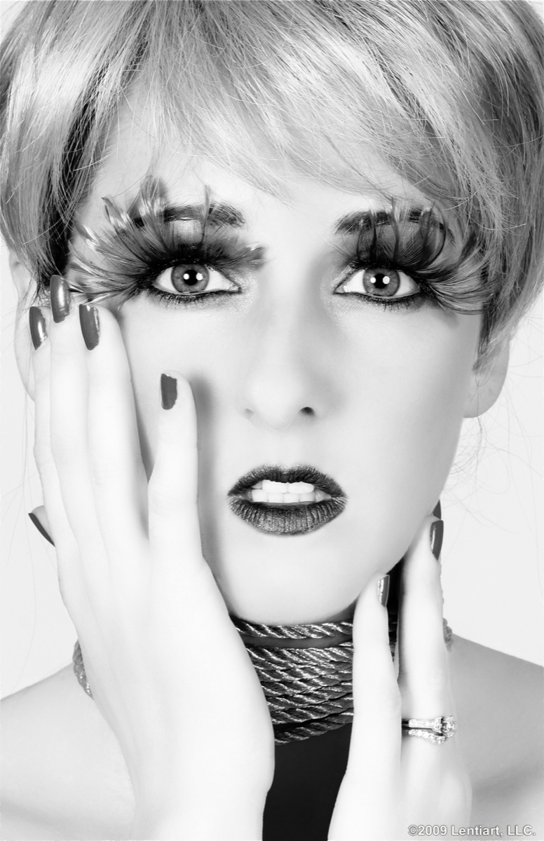 Female model photo shoot of Jenna Stafford by Lentiart, makeup by Miss Kiya