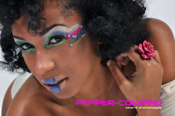 Female model photo shoot of Eujenya in Brooklyn N.Y., makeup by PEPPER-COMPINC