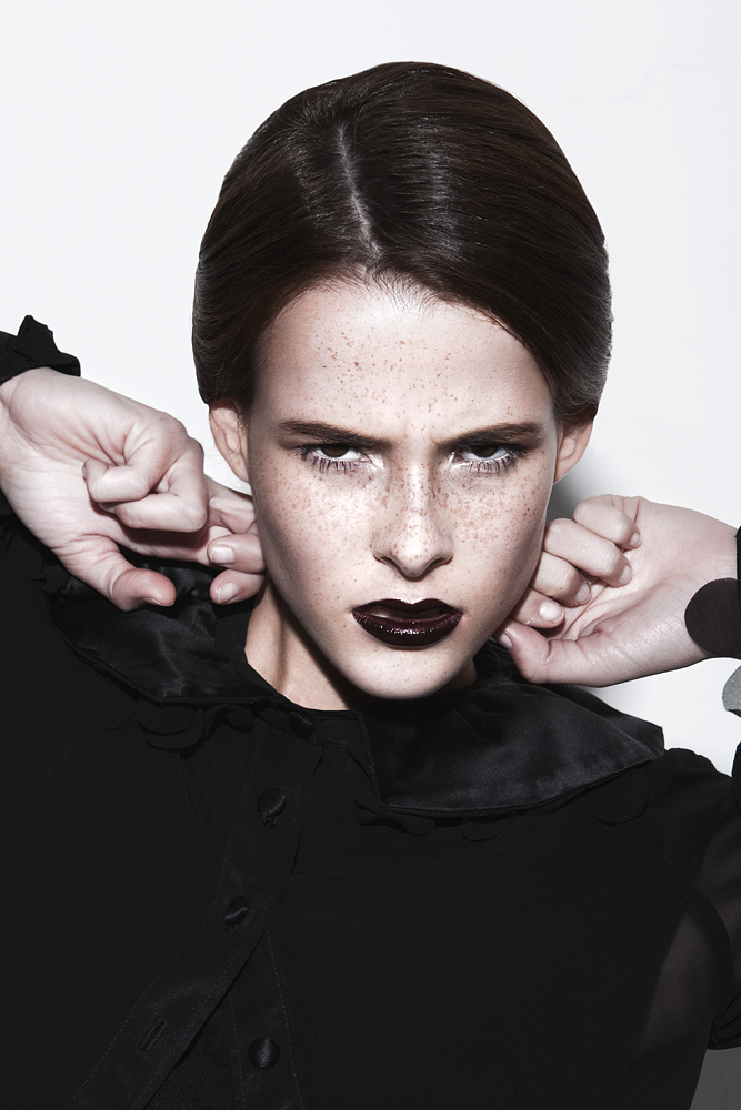 Female model photo shoot of Kadi Dugan Makeup by K E S L E R in LA, wardrobe styled by Alicya Blake