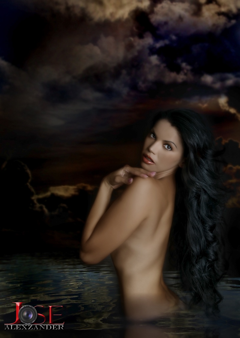 Female model photo shoot of Eva Weiner in Lake in my dreams