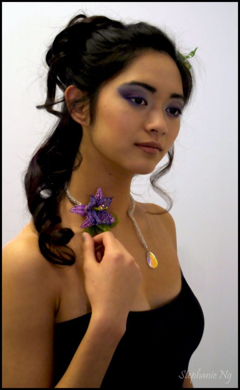Female model photo shoot of Annie Ng, makeup by Masquerade Makeup
