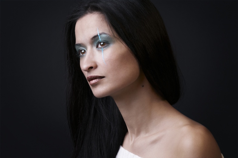 Female model photo shoot of OKO make up  by imagefactory