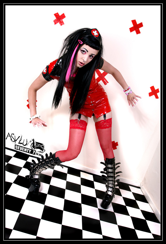 Female model photo shoot of Horrifying Delights and Miss Cobweb by ASYLUMseventy7 in Lincoln