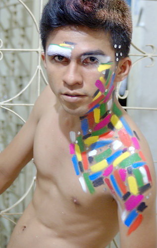Male model photo shoot of Yan s Omintara Makeup  in jakarta