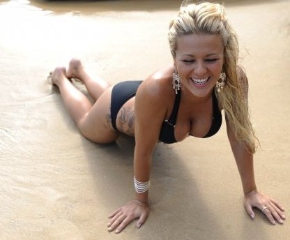 Female model photo shoot of Tash Lee in Freswater Beach Rock Pools