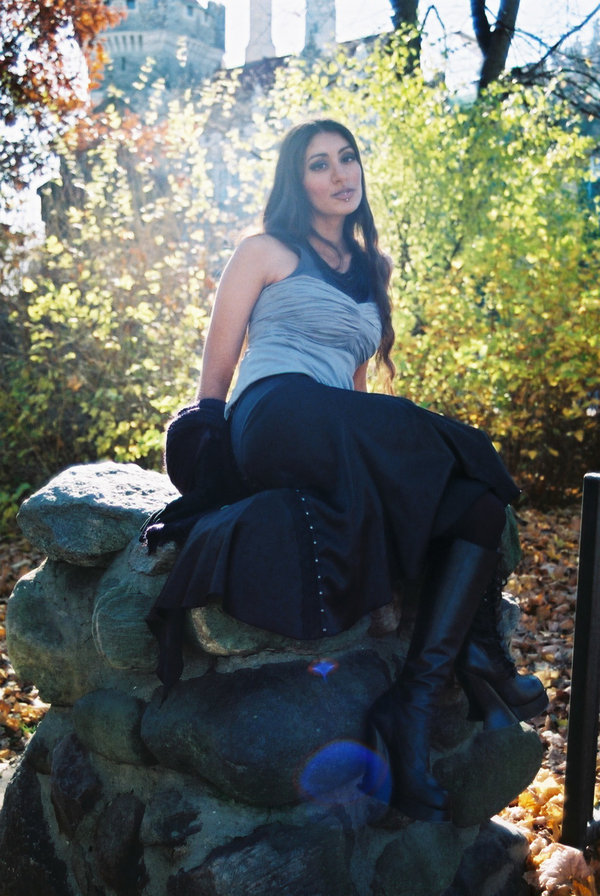 Female model photo shoot of Lilla Vaga in Toronto, ON, wardrobe styled by RachaelV