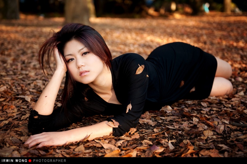Female model photo shoot of Jenny AJ by Irwin Wong Photography in Komazawa Park, Tokyo
