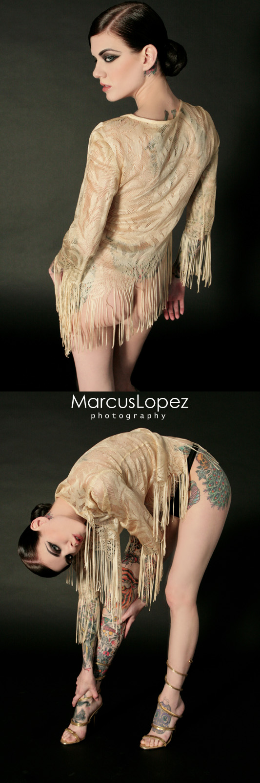 Male and Female model photo shoot of MarcusLopez photography and Kali Ann in Dallas, hair styled by Madamoiselle Anomaly