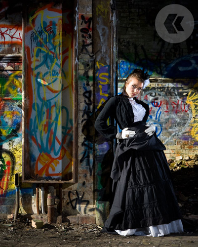 Female model photo shoot of Lauren Pappas by kielinski, wardrobe styled by Belle_Morte
