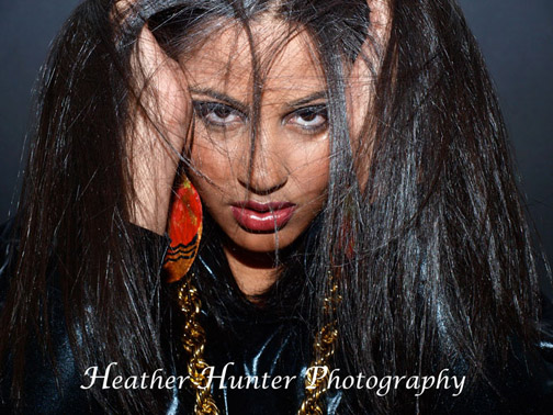 Female model photo shoot of HEATHER HUNTER - H2 ART in New York