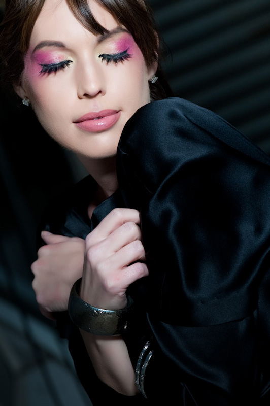 Female model photo shoot of Lisahs, makeup by Octavio Solis