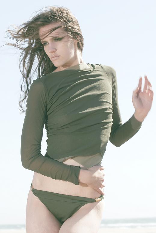 Female model photo shoot of Iris Dyrhaug by CullyWright Photography in Oregon Coast 2009