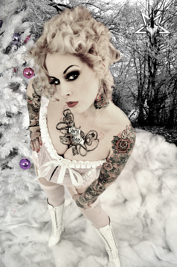 0 and Female model photo shoot of DarkUnicornPhotography and kandyisbadass in A winter wonderland, clothing designed by Clutterfly Jewellery
