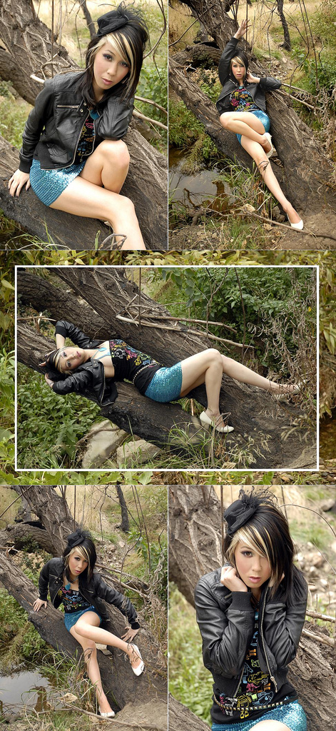 Female model photo shoot of Kacey D Photography, makeup by Addie M 